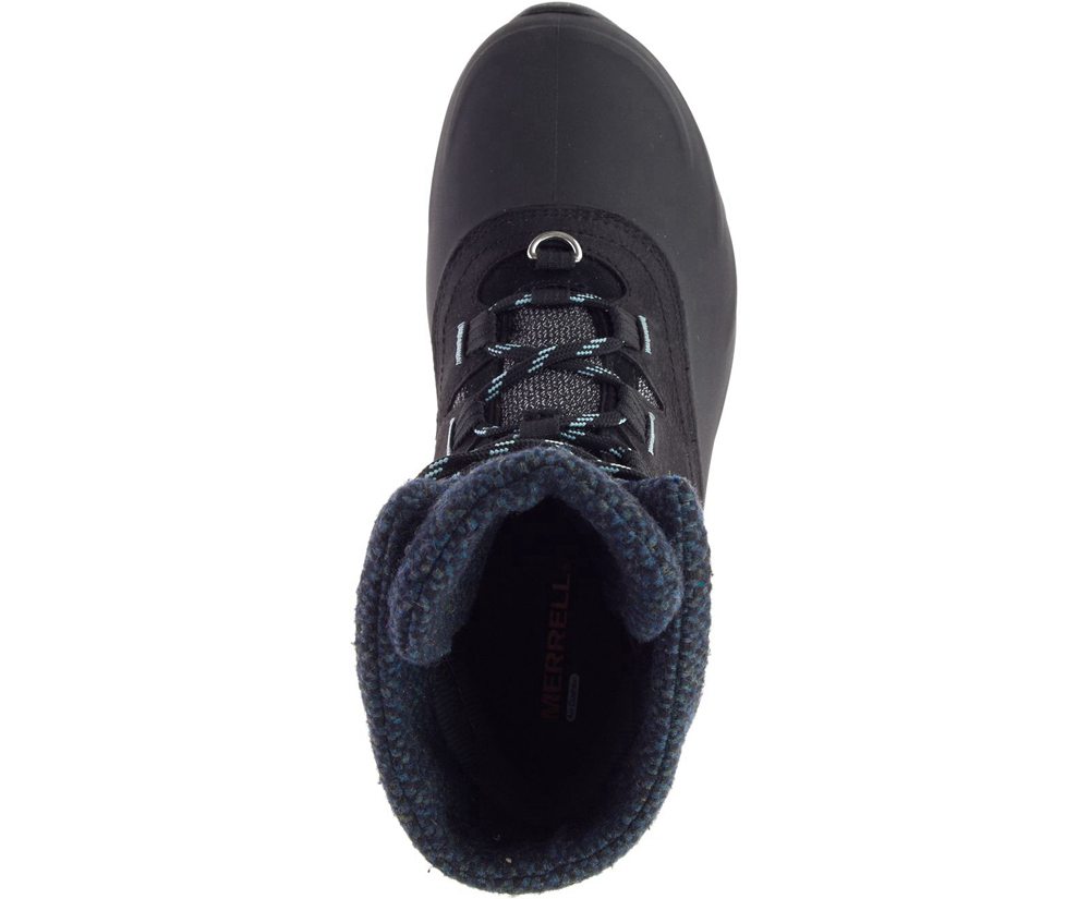 Merrell Støvler Dame - Thermo Aurora 2 Mid Shell Waterproof - Sort - BXV832695